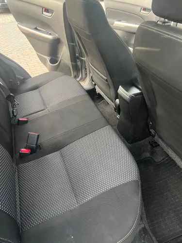 Rear car seat and footwell after cleaning